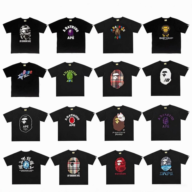 Bape Classic Monkey Print T-Shirt Collection Review: Decoding 80 Colorway Codes Before You Order