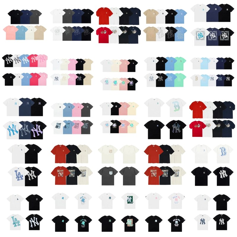 MLB Multi-Color T-Shirt Collection (40+): Cotton Graphic Tees Tested, $7.91