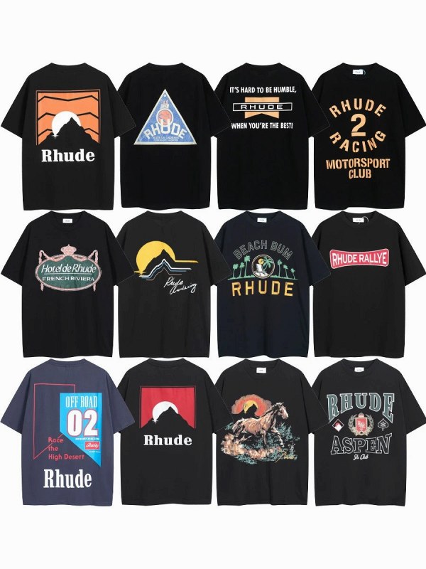 Rhude "Dark" Series T-Shirt Collection Review: A Boxy Cotton Print Tee at $8.36
